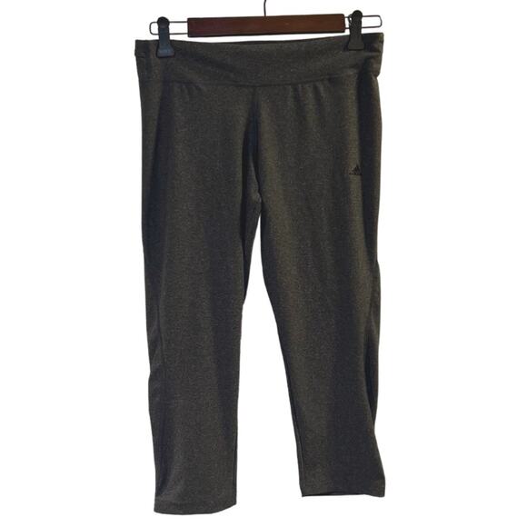 adidas Pants - Adidas Women's Gray Capris Leggings Size M